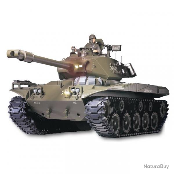 Tank Radiocommand Walker Bulldog US M41A3 1:16me Son et Fume