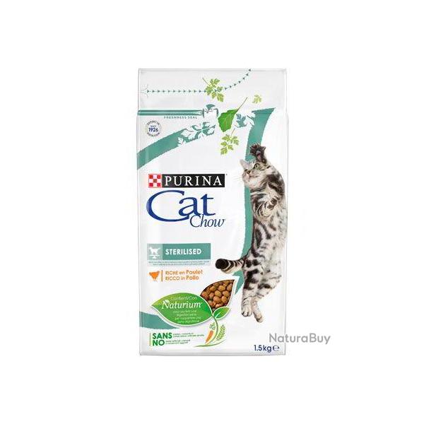 CAT CHOW STERILISED POULET 10KGS