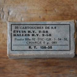 Ancienne boite 50 cartouches 22 LR - 1