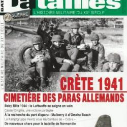 Crète 1941, cimetière des paras allemands, magazine Batailles n° 93, revue