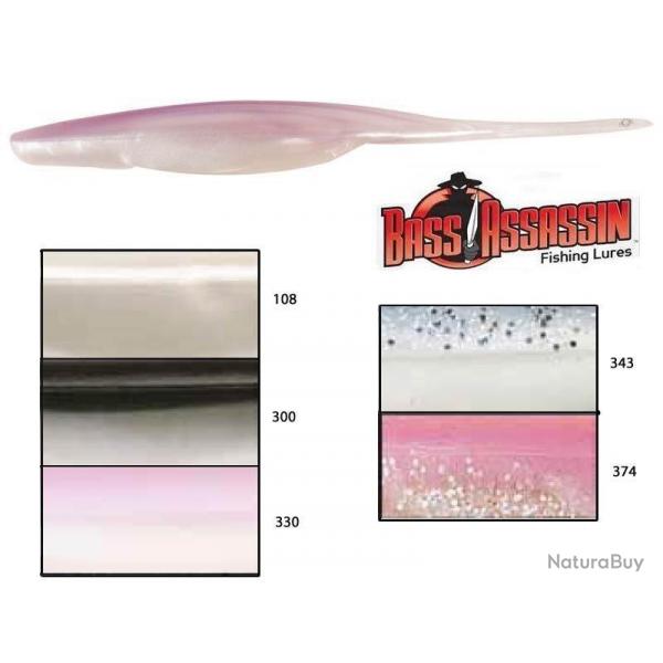 Promo: Leurre Bass Assassin Shad 7" Pink Diamond par 4