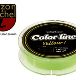 Promo: Nylon Pezon & Michel Eaux vives Color Line Yellow 0.30mm 5.860kg 150m