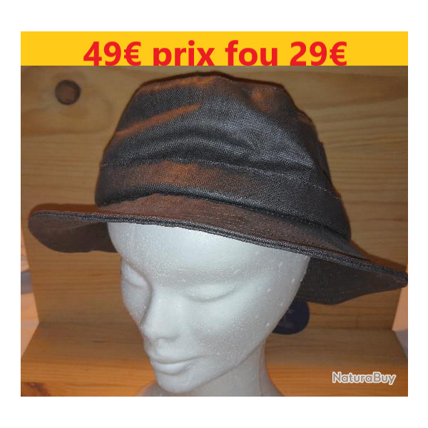 CHAPEAU FEMME COLAMTISS VERT RESSERABLE TOTALEMENT IMPERMEABLE   T  55/56             4447-55/56