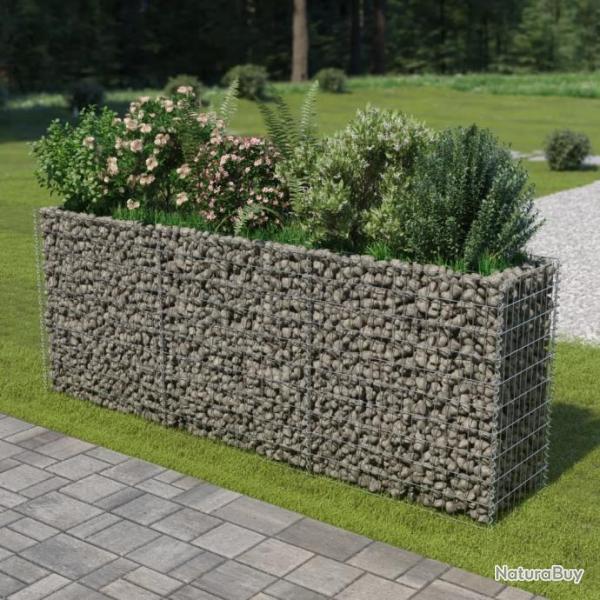 Lit surlev  gabion Acier galvanis 270x50x100 cm