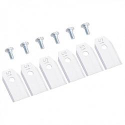 Lames de rechange de tondeuse à gazon robotique 6 pcs 146235