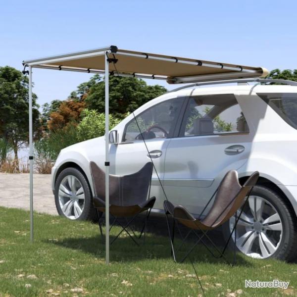Auvent de camping-car et caravane 1,2x2x2,15 m Beige 148133