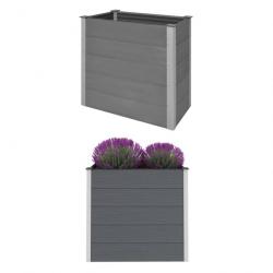 Lit surélevé de jardin WPC 100x50x91 cm Gris 43604