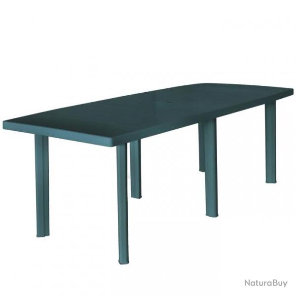 Table de jardin Vert 210 x 96 x 72 cm Plastique 43596