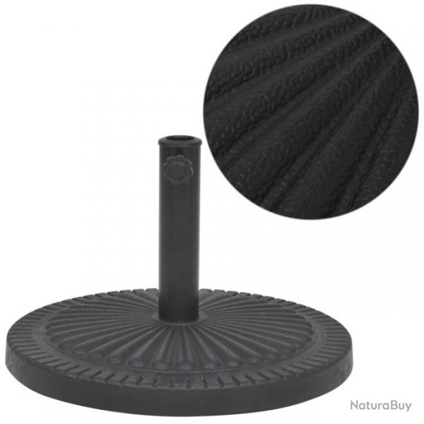 Socle de parasol Rsine Rond Noir 29 kg 43658