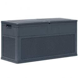 Boîte de rangement de jardin 320 L Anthracite