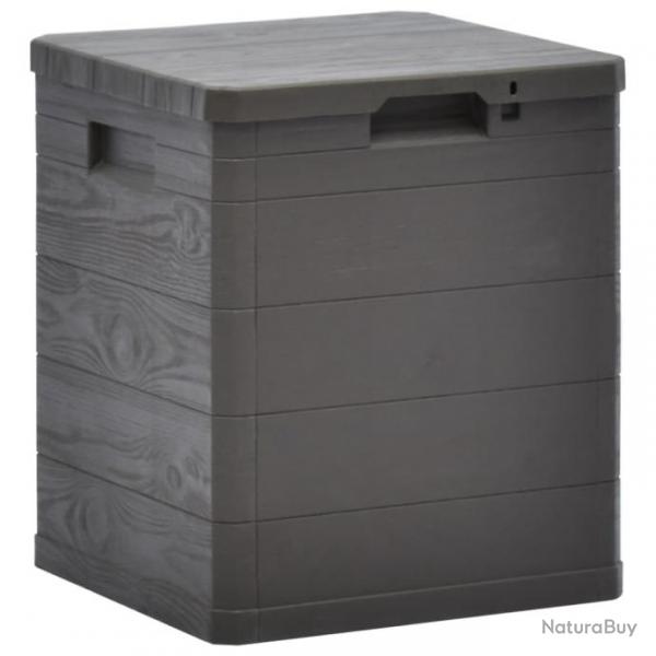 Bote de rangement de jardin 90 L Marron 45685