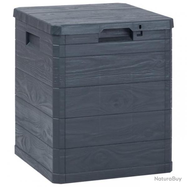 Bote de rangement de jardin 90 L Anthracite 45684