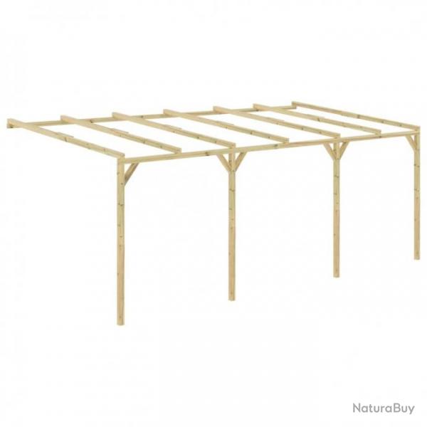 Pergola  appentis 6 x 3 x 2,1 m Bois 49463