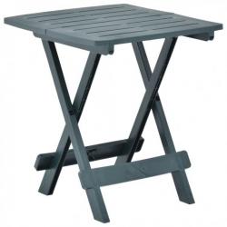 Table pliable de jardin Vert 45x43x50 cm Plastique 48809