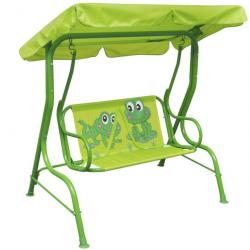 Siège balançoire pour enfants vert 41841