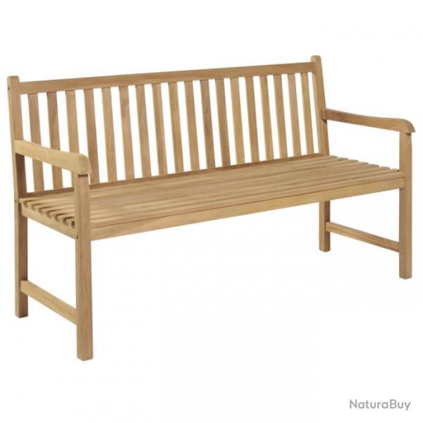 Banc de jardin 150 cm Teck 43247