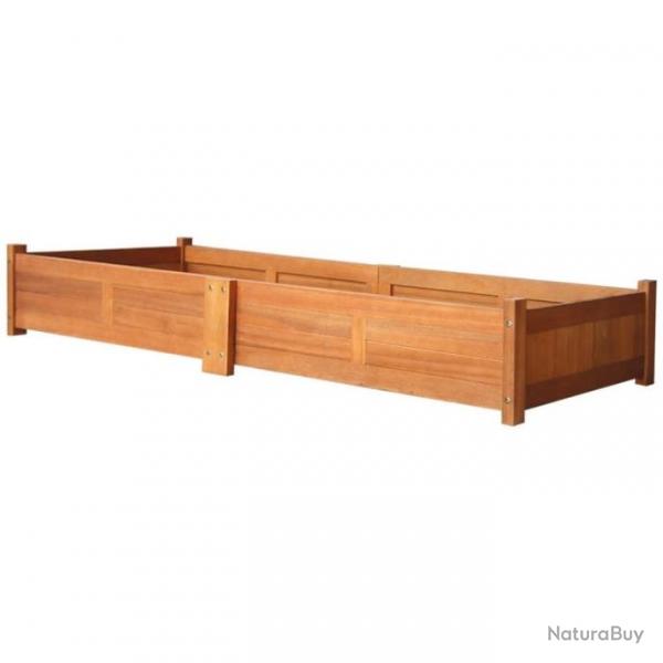 Lit surlev de jardin Bois d'acacia 200x50x25 cm 42568