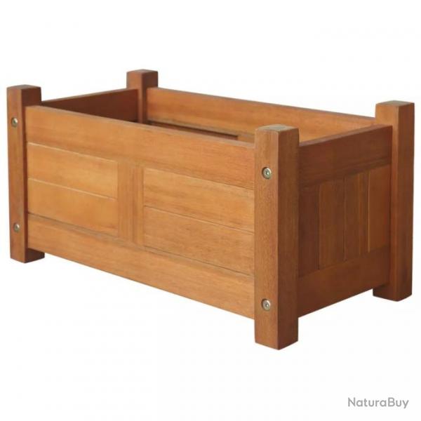 Lit surlev de jardin Bois d'acacia 50x25x25 cm