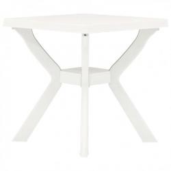 Table de bistro Blanc 70x70x72 cm Plastique 48799