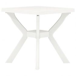 Table de bistro Blanc 70x70x72 cm Plastique 48799