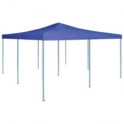 Belvedere auvant pliable 5x5 m Bleu 48901