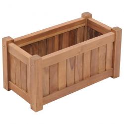 Lit surélevé 50x25x25 cm Bois de teck solide 48967