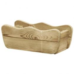 Lit surélevé de jardin 50x18x18 cm Bois de pin imprégné 49107