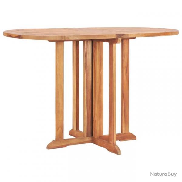 Table pliable de jardin papillon 120x70x75 cm Bois teck solide 49002