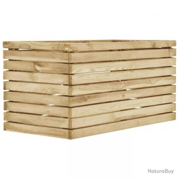 Lit surlev 100x50x50 cm Bois de pin imprgn 49100