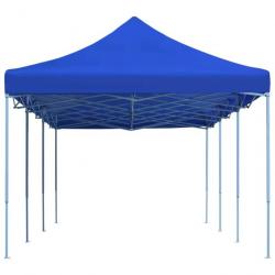 Tente de réception pliable 3x9 m Bleu