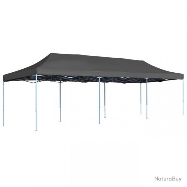 Tente de rception pliable 3 x 9 m Anthracite 44980