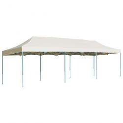 Tente de réception pliable 3x9 m Blanc cassé 44974