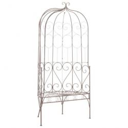 Banc de jardin 95 cm Fer Marron antique 45433