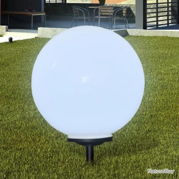 Boule solaire extrieure de jardin 50cm 1 pc avec piquet de sol 40867