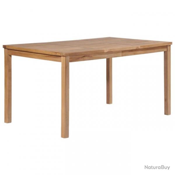 Table de jardin 150x90x77 cm Bois solide de teck 44997