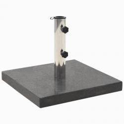 Socle de parasol Granite 30 kg Carré Noir 45065