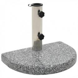 Socle de parasol Granite courbe 10 kg Gris 45069