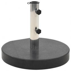 Socle de parasol Granite 30 kg Rond Noir 45064