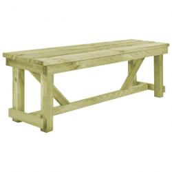 Banc de jardin 140 cm Bois de pin imprégné 44899