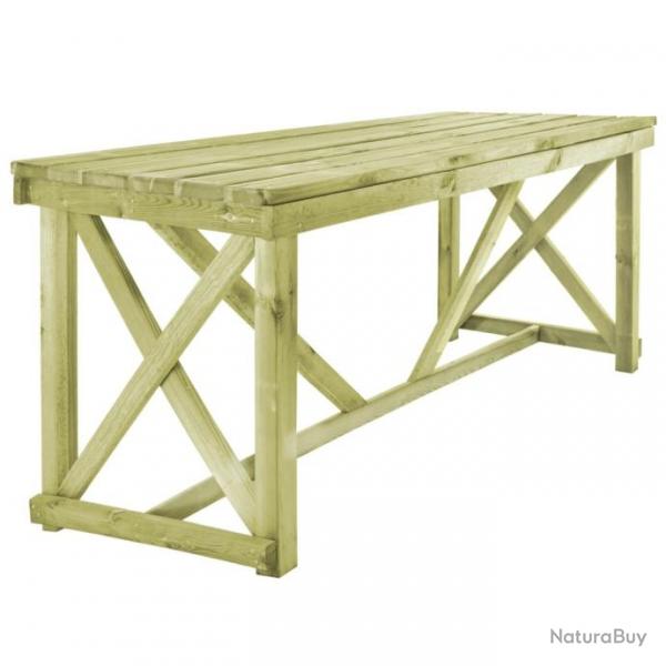 Table de jardin 160x79x75 cm Bois