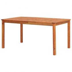 Table de jardin 150x90x74 cm Bois d'acacia massif 45962