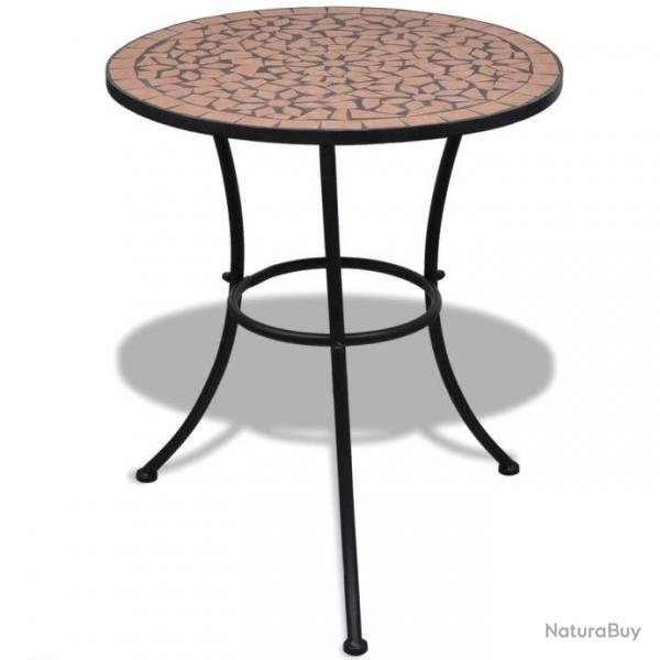 Table de bistro Terre cuite 60 cm Mosaque 41528