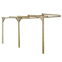 Pergola à appentis 2 x 4 x 2,2 m Bois 41710