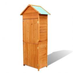 Armoire de rangement de jardin Marron 79x49x190 cm 41650