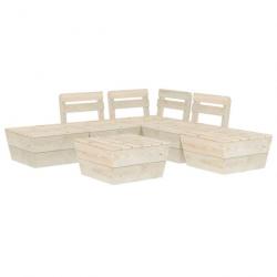 Salon de jardin palette 6 pcs Bois d'épicéa imprégné 3063717