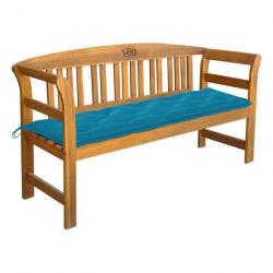 Banc de jardin avec coussin 157 cm Bois d'acacia massif 3064285