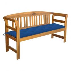 Banc de jardin avec coussin 157 cm Bois d'acacia massif 3064291