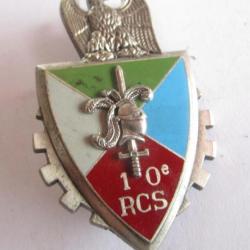 Pucelle insigne 10° RCS - 10° Régiment de Commandement et de Soutien DELSART G2580