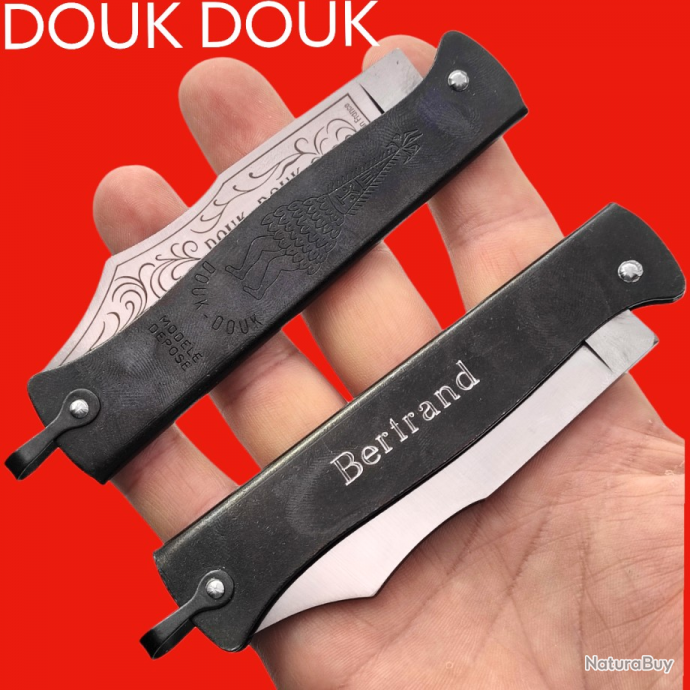 Couteau Douk Douk grand modèle lame acier carbone