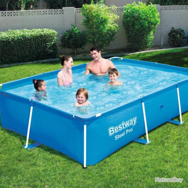 Piscine avec cadre en acier Steel Pro 259x170x61 cm 56403